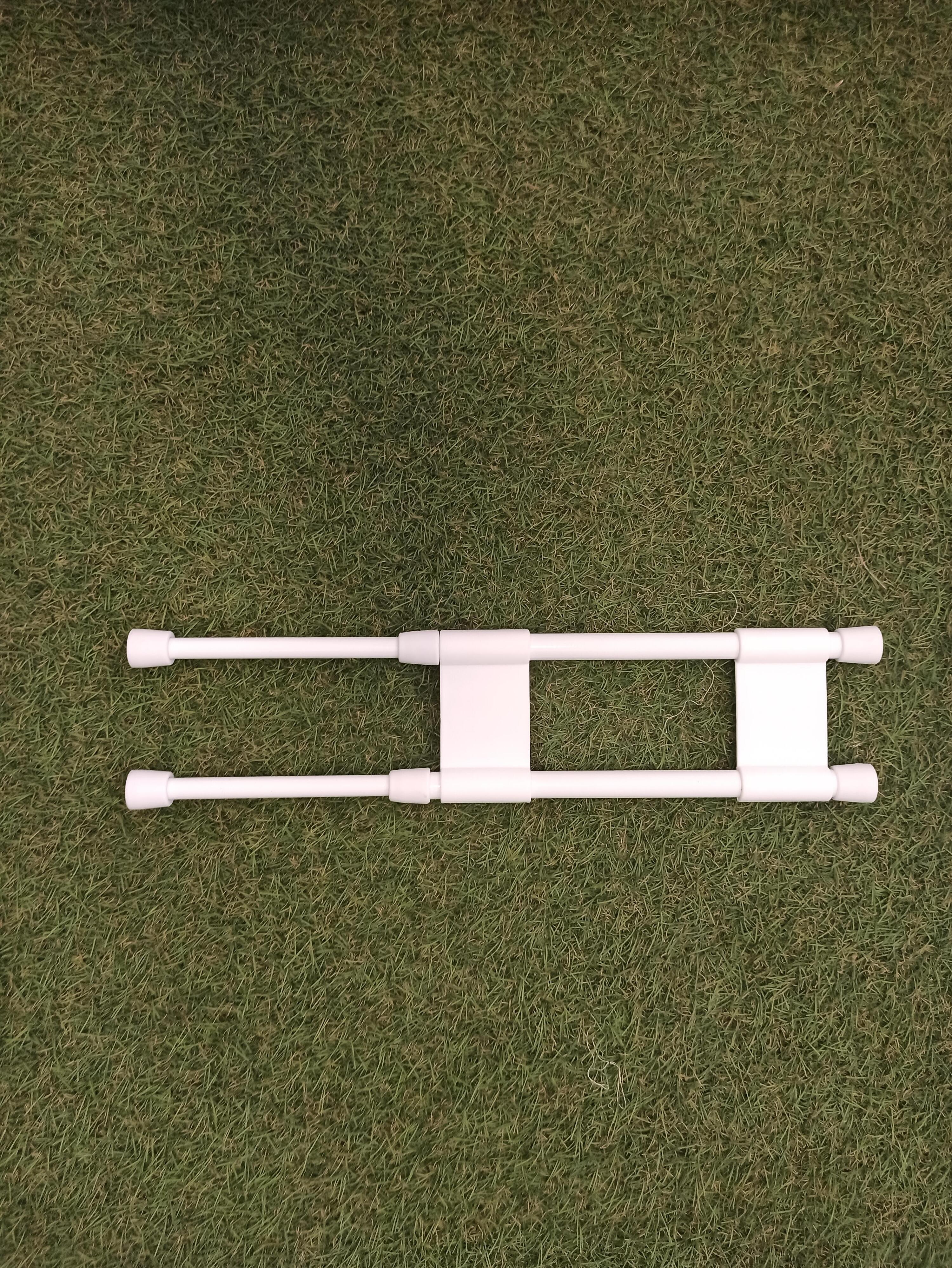 Barras extensibles para organizar neveras o armarios (25,5 a 43 cm) 3/4