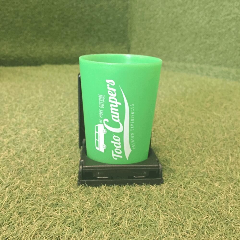 Posavasos plegable - Negro 3/4