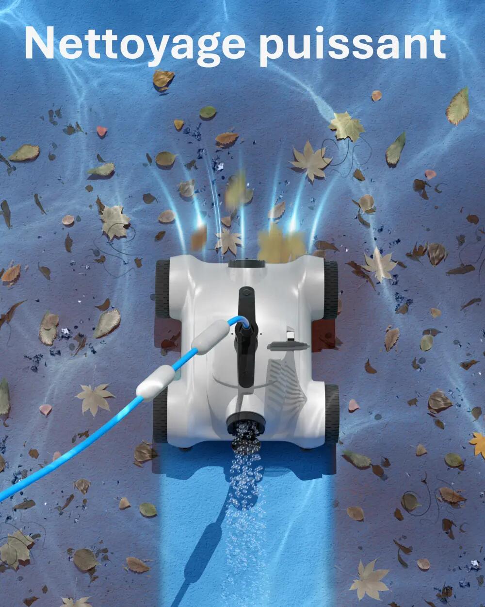 Robot de Piscine Wybot Grampus 400 - Nettoyage Automatique du fond des Piscines 2/2