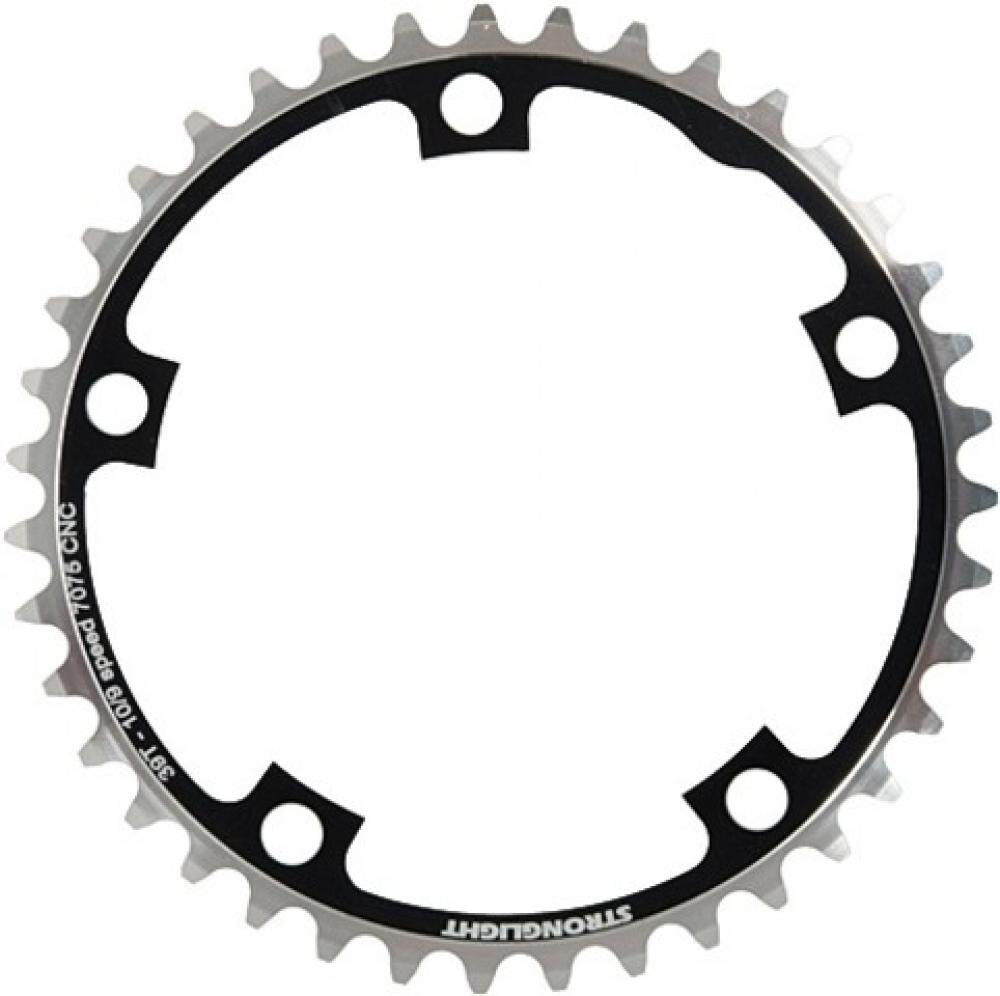 STRONGLIGHT PLATEAU 7075T6 NOIR 130MM ENTRAXE 44DENTS 2/3