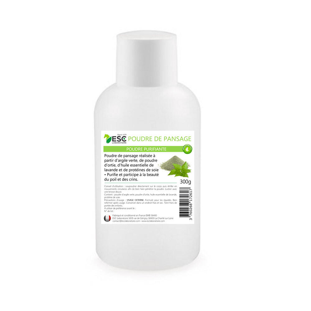 Esc Laboratoire - Poudre De Pansage Shampoing Sec Esc Laboratoire 300g - Gel Chevaux - 300 G - Decathlon