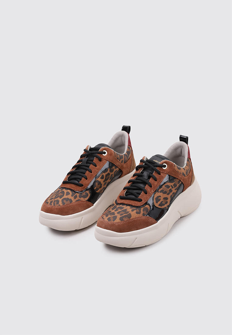 Chaussure de randonnée Baskets Femme Geox D46NHD  Animal prin 2/5