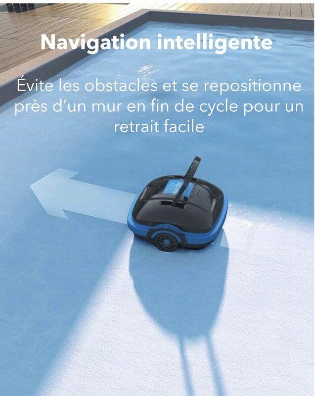 Robot de Piscine Sans Fil Wybot Osprey 200 – Nettoyage Automatique 3/4