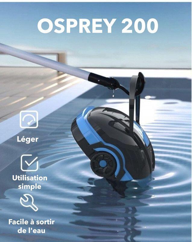 Robot de Piscine Sans Fil Wybot Osprey 200 – Nettoyage Automatique 4/4