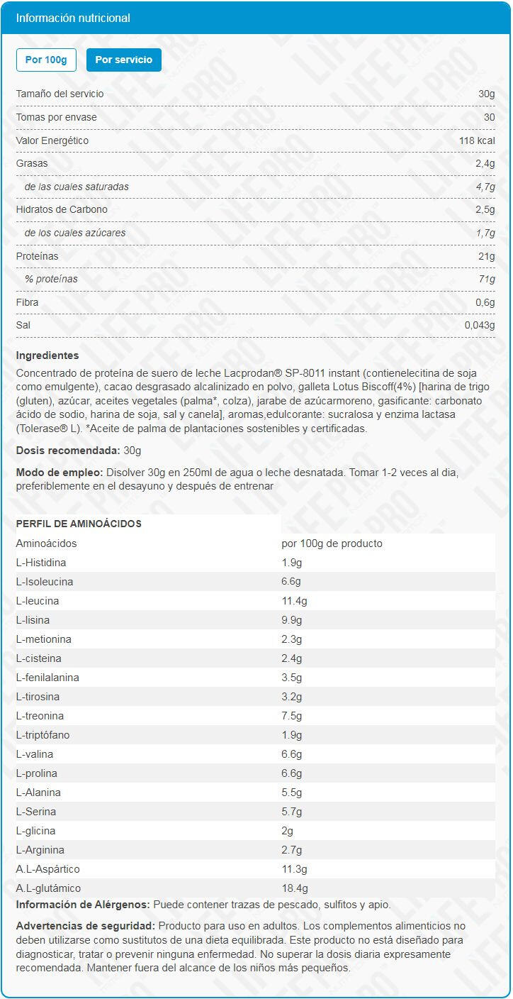 LIFE PRO WHEY GOURMET EDITION 900G 5/5