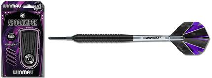 Fléchette Winmau Apocalypse 20 g laiton noir, pointe Triton Softip