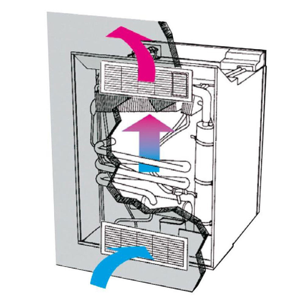 Rejilla de ventilación tapa invierno para frigoríficos camper - LS 100 Blanco 4/4