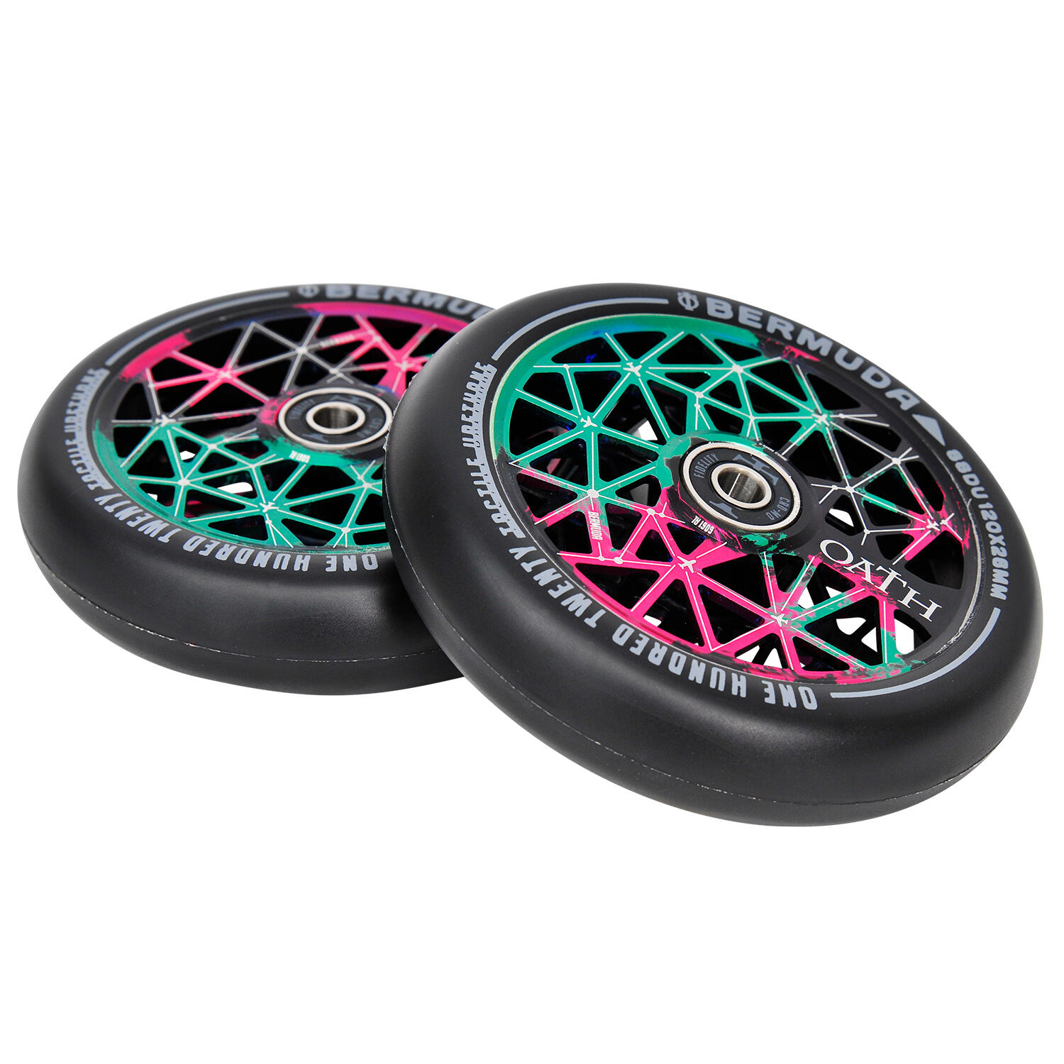 OATH Roue Bermuda Vert Rose Noir [x2] 4/6