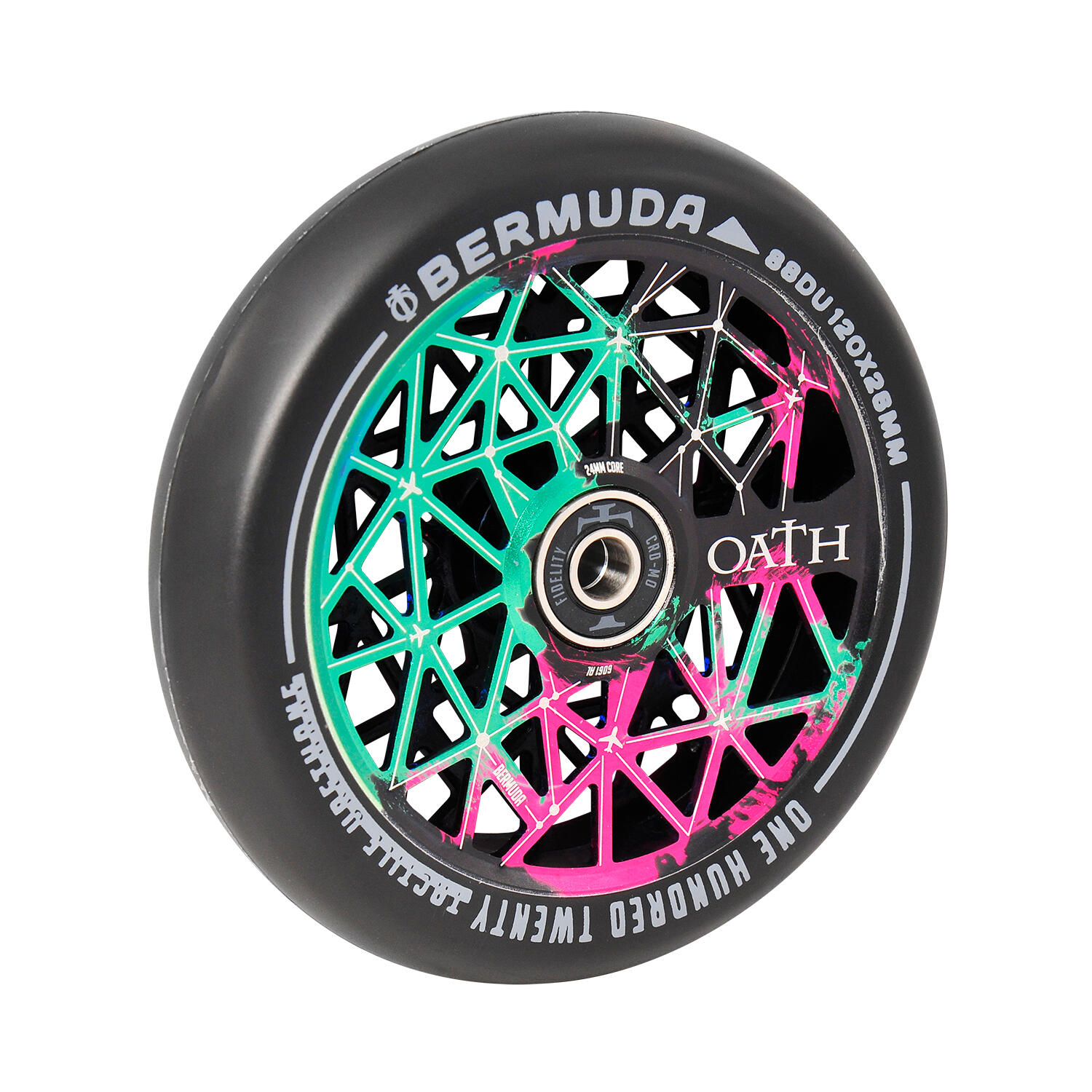 OATH Roue Bermuda Vert Rose Noir [x2] 3/6