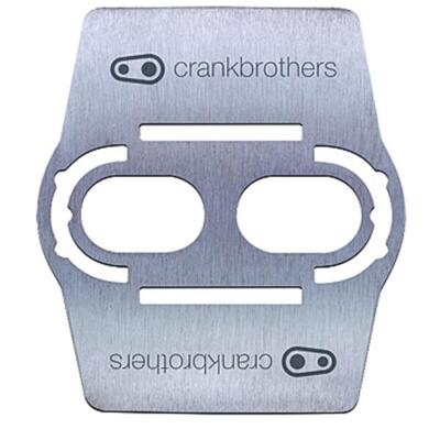 Crankbrothers Pedalplatten 2-Loch Shoe Shield. Silber