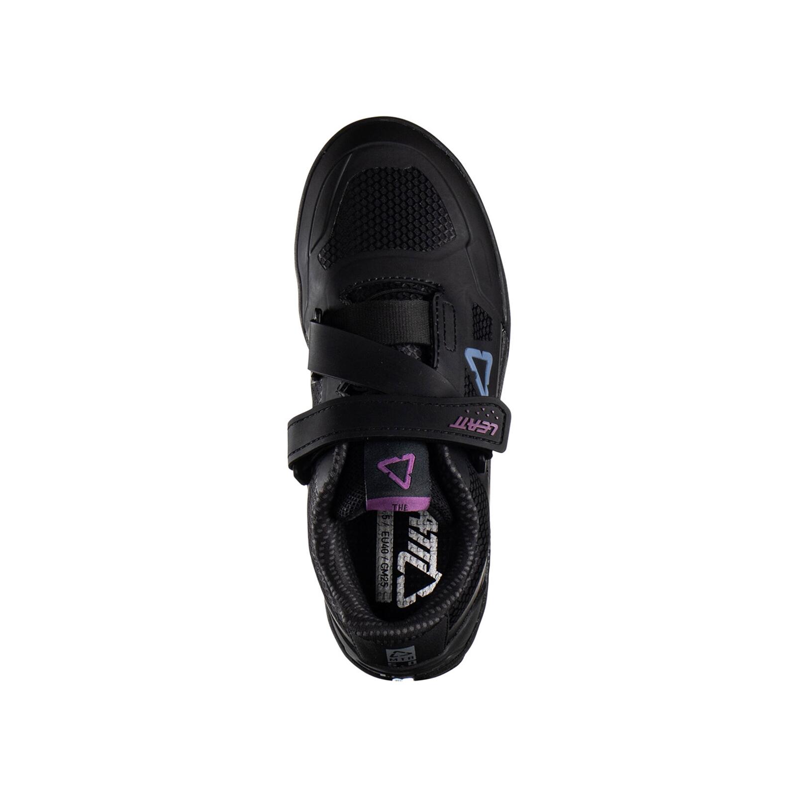 Chaussures de cyclisme VTT 5.0 femme noir 3/4