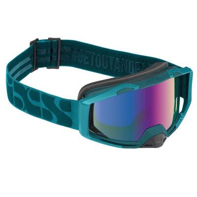 Trigger goggle spiegel (laag profiel) - everglade/spiegel kobalt
