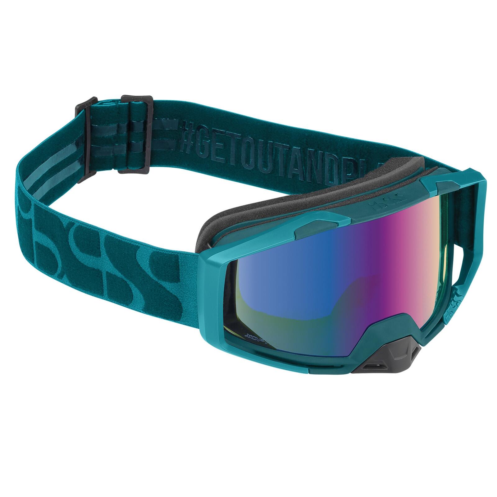 Ixs - Trigger Goggle Mirror (low Profile) - Everglade/mirror Cobalt - Lunettes De Protection - Bleu - Taille Unique - Decathlon