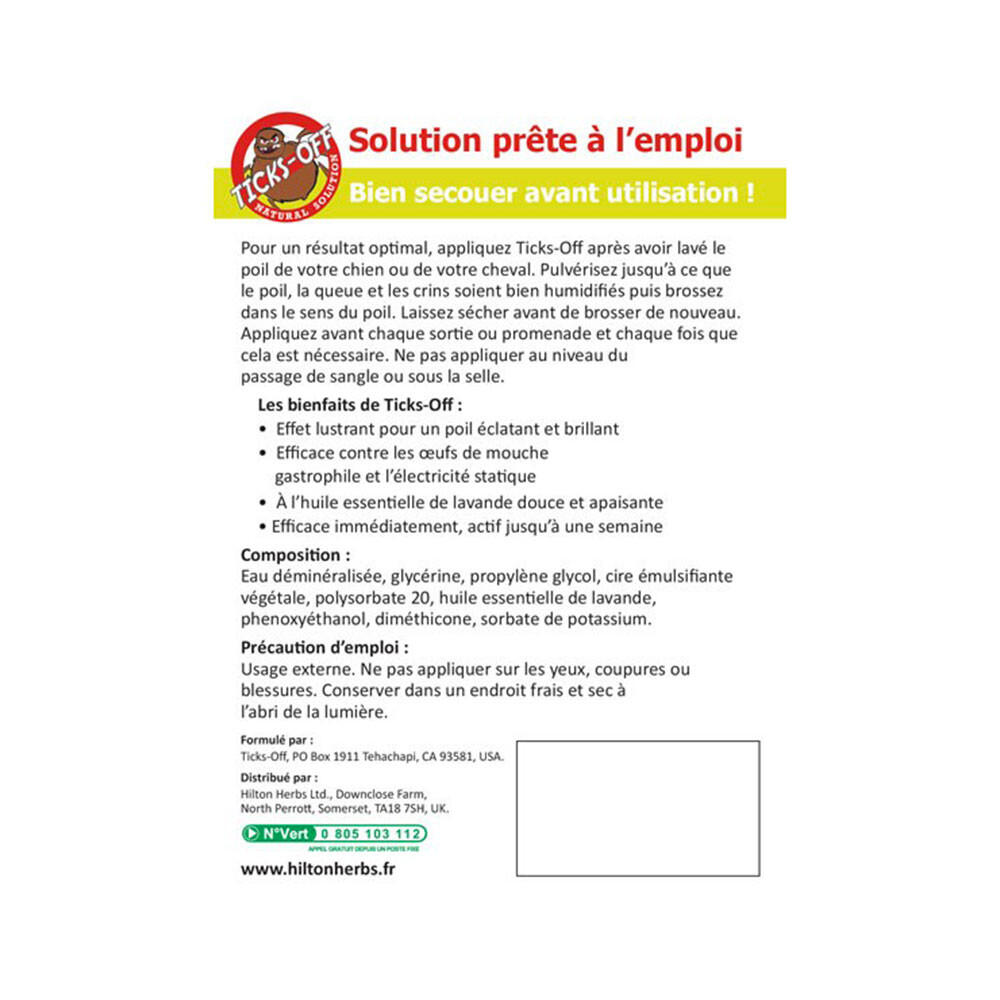 Verrues et sarcoïdes cheval, chien Virex Hilton Herbs 250g 2/2