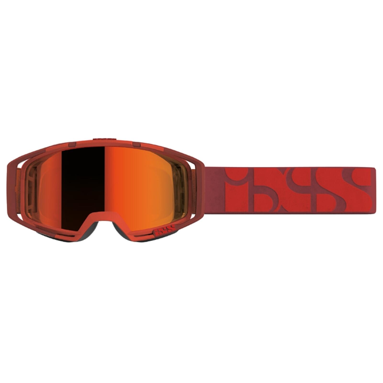 Ixs - Lunettes Vtt Goggle Trigger Mirror, Rouges - Lunettes De Protection - Rouge - Taille Unique - Decathlon