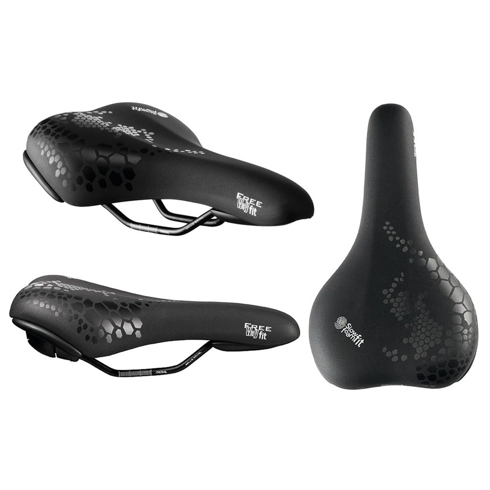 SELLE ROYAL Sella da bicicletta da uomo Selle Royal Freeway Fit Nero 27x16 cm