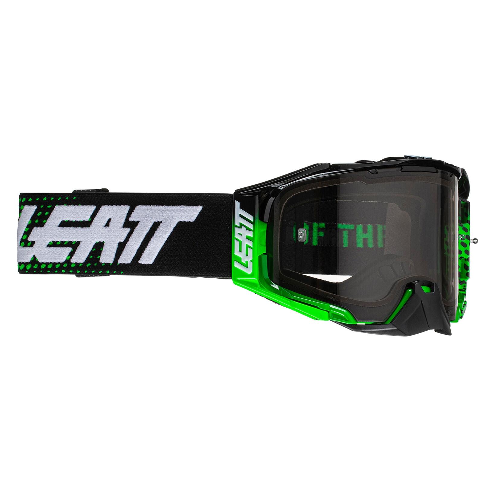 Leatt - Masque Leatt Velocity 6.5 Neon Lime / Ecran Gris Clair 58% - Lunettes De Protection - Noir|vert - Taille Unique - Decathlon