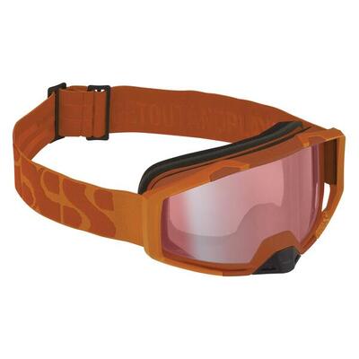 Trigger goggle spiegel - gebrand oranje/spiegel zacht roze