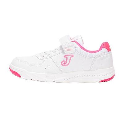 Zapatillas Casual Niña Joma W.Harvard JR Blanco y Rosa