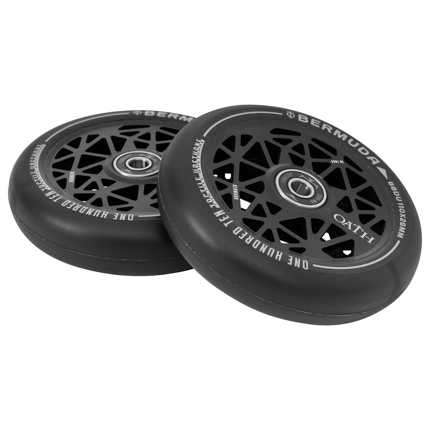 OATH Roue Bermuda Satin Noir [x2] 5/6