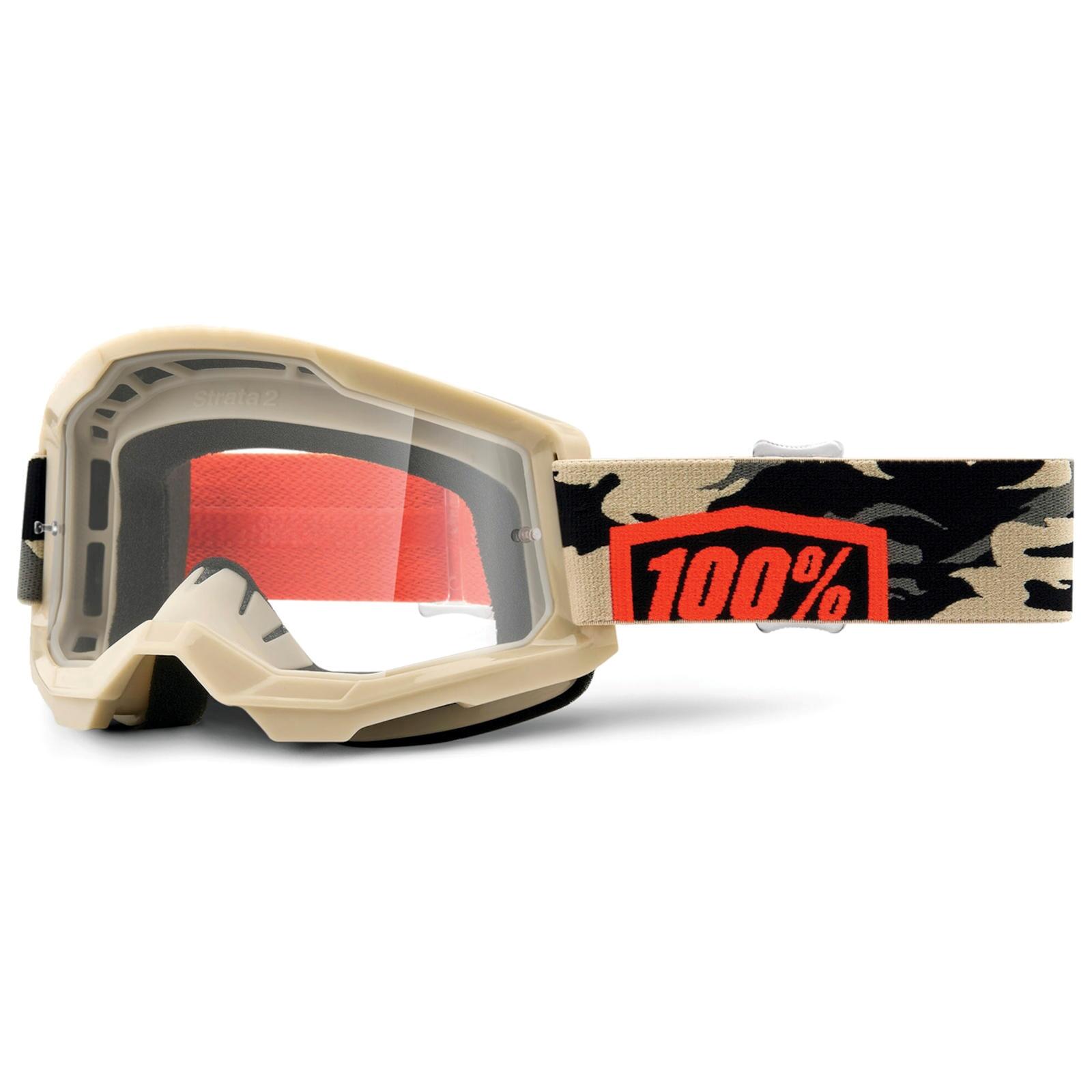 100% - Lunettes De Protection De Sport Strata 2 - Lunettes De Protection - Marron - Taille Unique - Decathlon