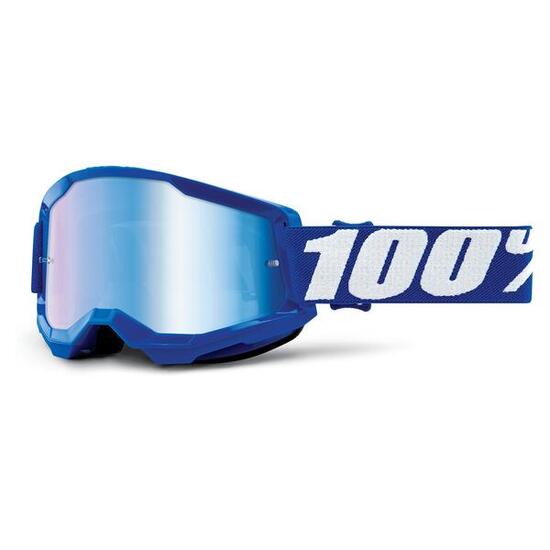 Occhiali da MTB Goggle Strata 2 - Lenti a specchio blu