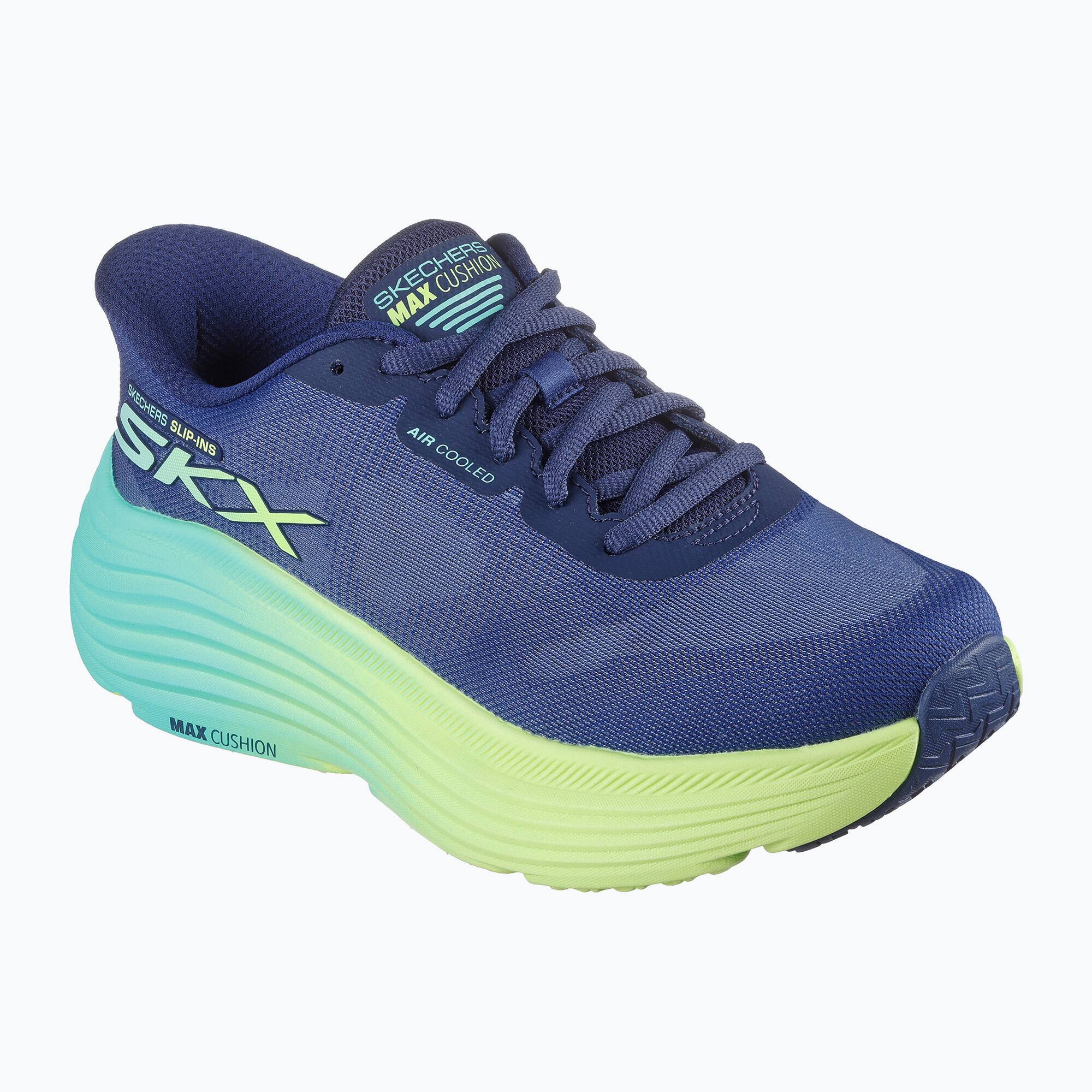 Skechers - Chaussures De Course Pour Femmes Skechers Max Cushioning Endeavour Hallandale - Baskets - Bleu - Decathlon