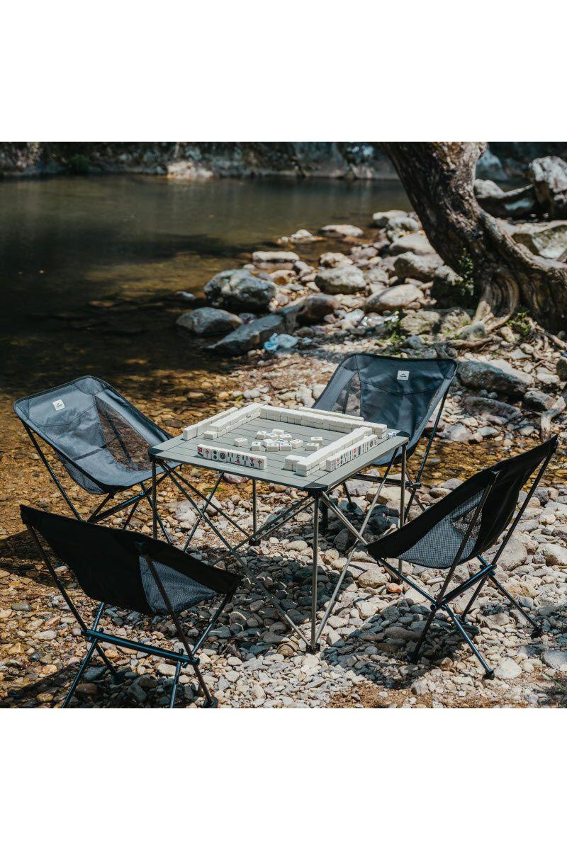 Tavolo Da Campeggio Yamami L03 L 70X70X56Cm Grigio 2/4