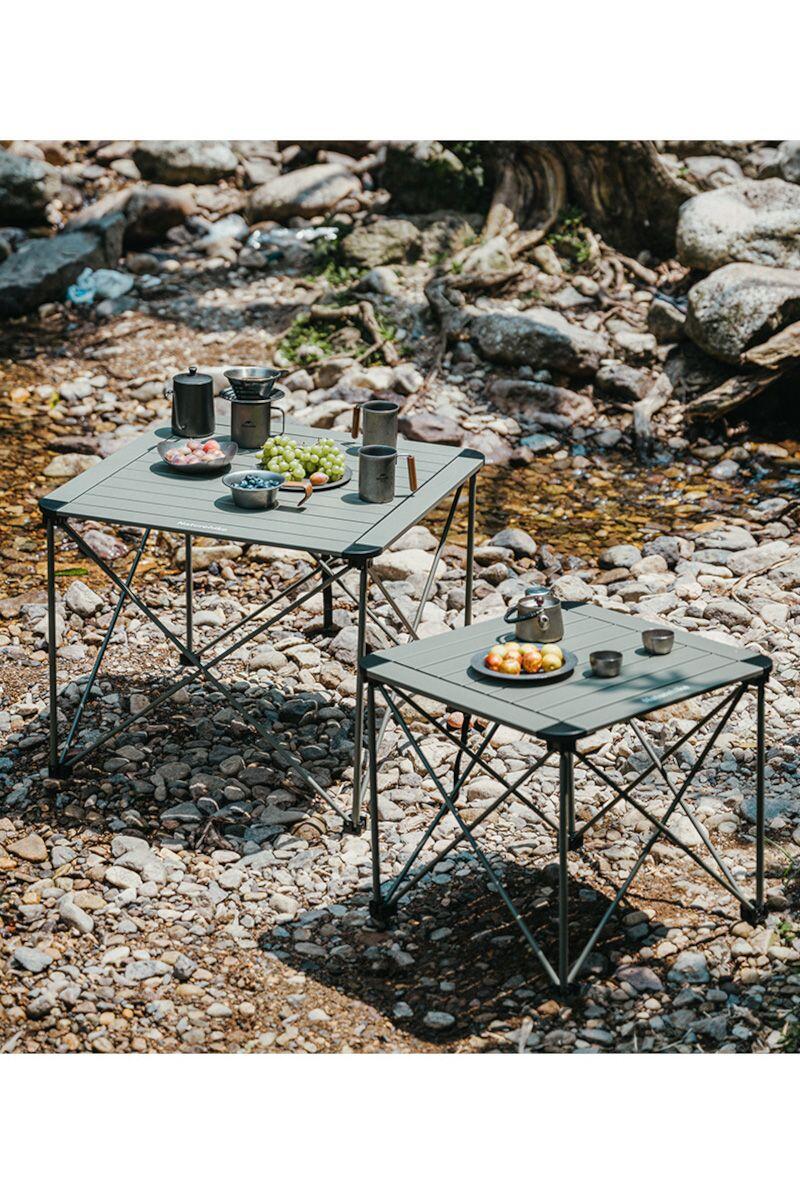 Tavolo Da Campeggio Yamami L03 L 70X70X56Cm Grigio 3/4