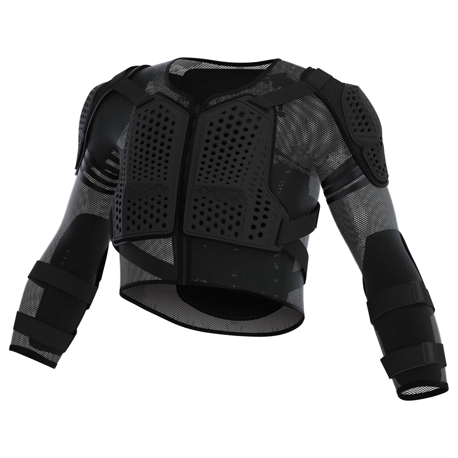 Ixs - Hex Upper Body Protective - Youth - Noir - Coudière - Noir - Decathlon