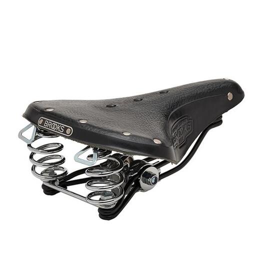 Brooks Saddle B66, Leather, Black black