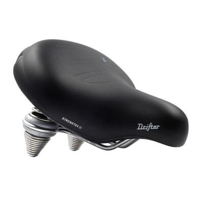 Zadel sr premium drifter strengtex zwart - comfortabel en duurzaam