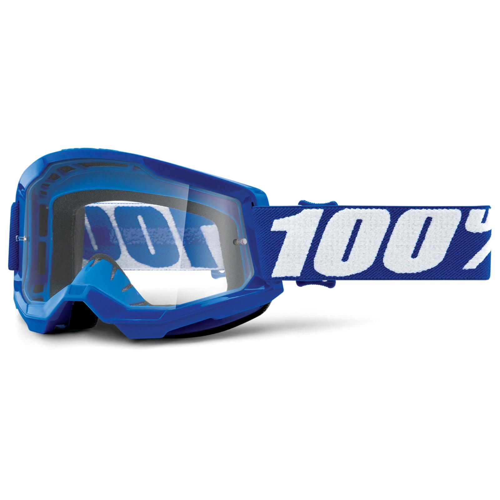 100% - Strata 2 Goggle - Lentille Claire - Bleu - Lunettes De Protection - Bleu - Taille Unique - Decathlon
