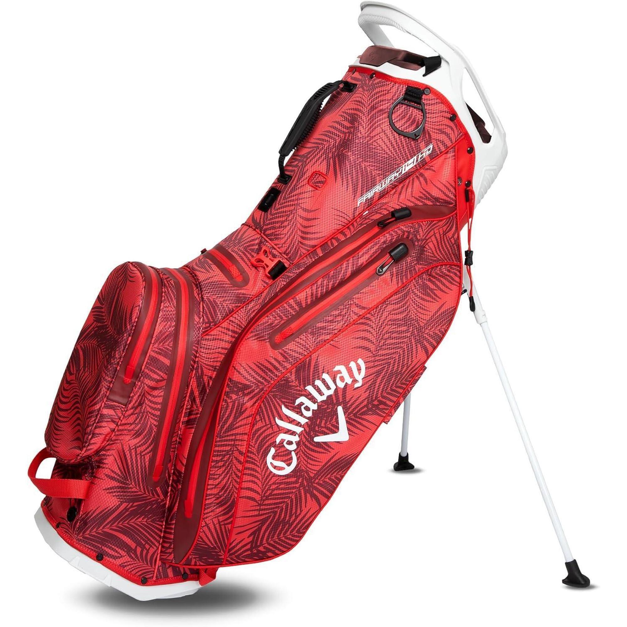 Callaway - Callaway Fairway 14 Hd Stand Bag 2025, Sac Pour Trépied, Red Palms/grey - Sac De Golf - Gris|rouge - Taille Unique - Decathlon
