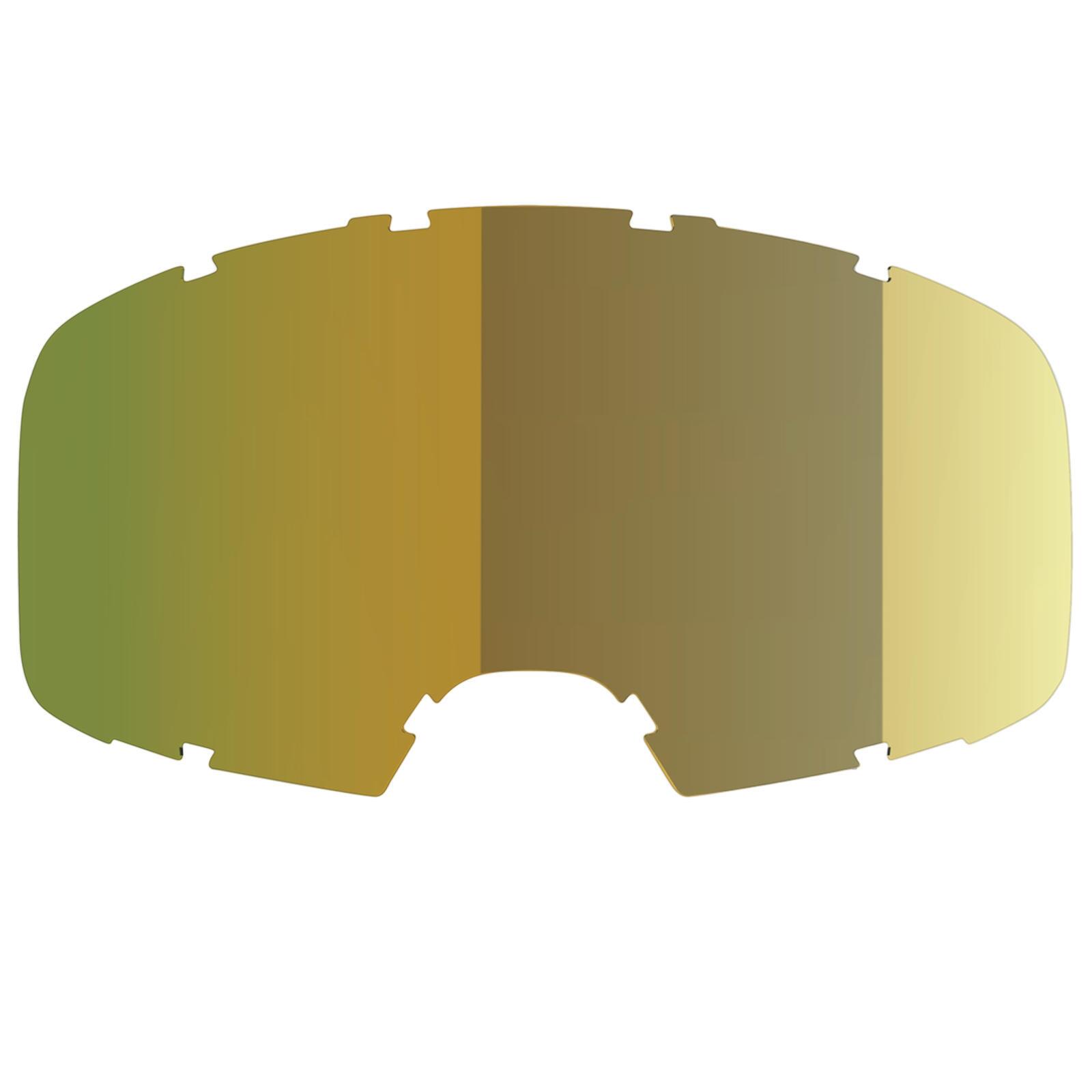Ixs - Lentille De Rechange Injectée (anti-buée) - Mirror Gold - Verre De Lunettes - Jaune - Taille Unique - Decathlon