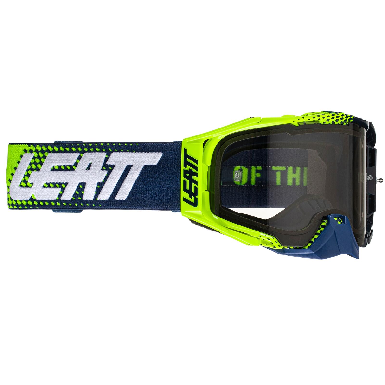 LEATT Lente antivaho para máscara Velocity 6.5 - Verde/Azul claro