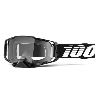 Armega goggle - heldere lens - zwart