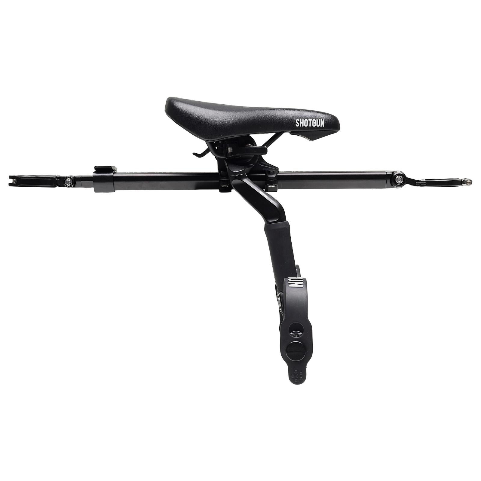 KIDS RIDE SHOTGUN Kids Ride Shotgun Pro MTB Front Kindersitz, Schwarz