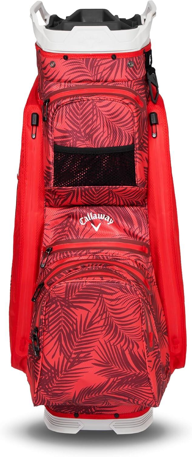 Callaway Golf ORG 14 HD 2025, Saco para Trolley de Golfe, Red Palms/Cinza 4/5