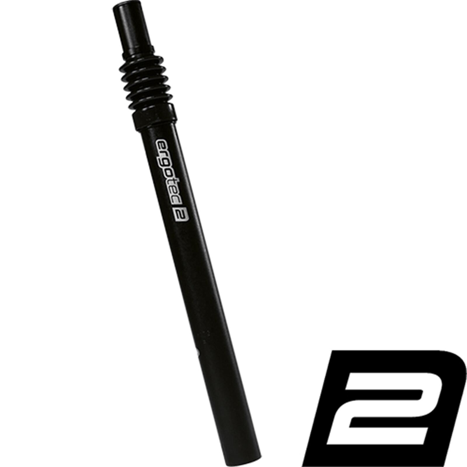 ERGOTEC Ergotec Geveerde Zadelpen 27.2mm 350mm Zwart