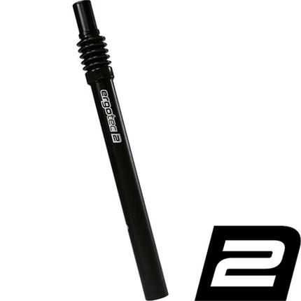 Ergotec Gefederte Kerzenstütze SP-2.0 Aluminium, Ø=27,2mm, L=350mm, schwarz