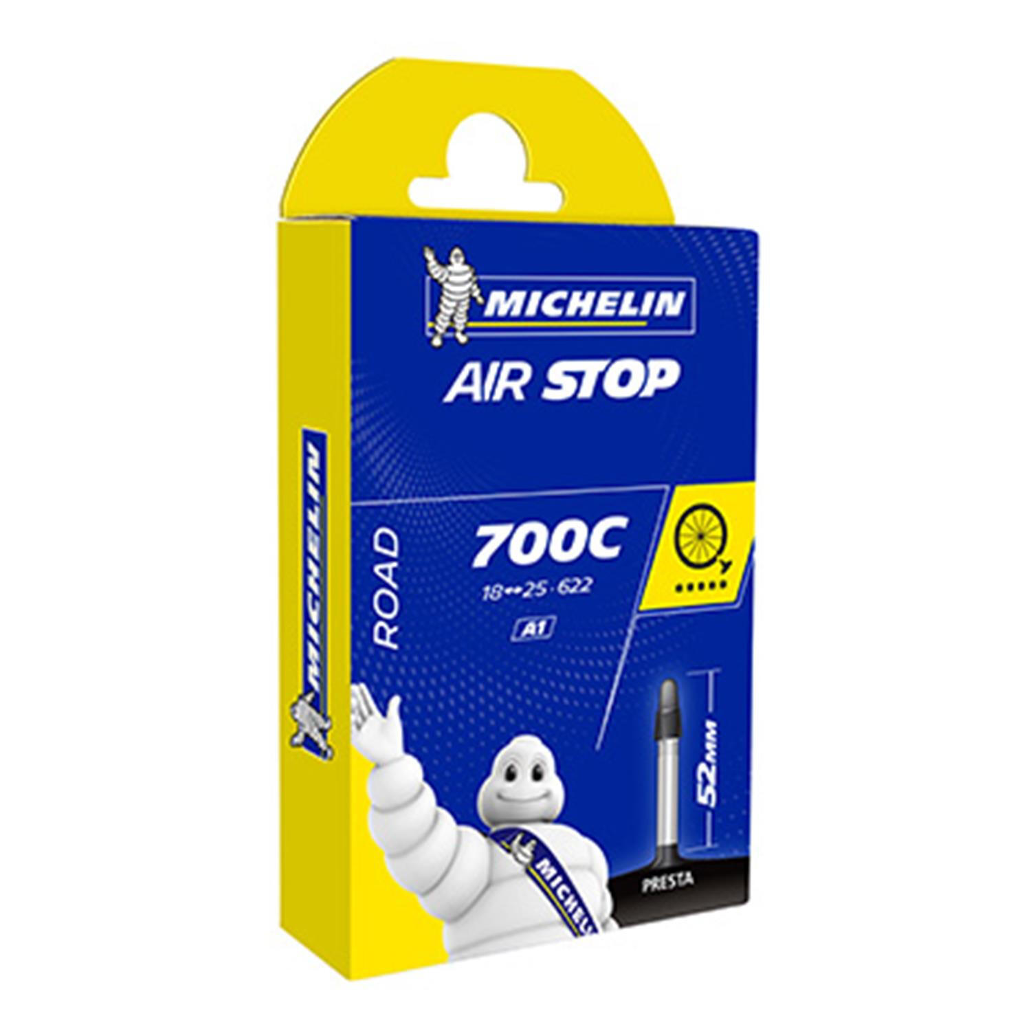MICHELIN LUCHTKUSSEN BICYCLE 700 x 18-25 MICHELIN A1 VALVE PRESTA LENGTE 52mm 100g