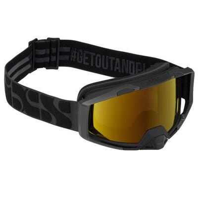 Trigger goggle spiegel (laag profiel) - zwart