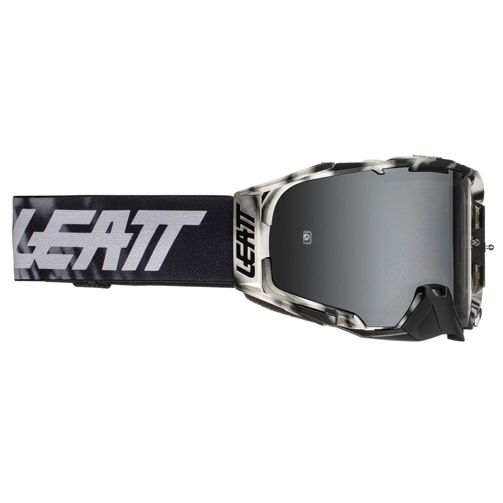 Leatt - Lunettes De Protection Anti-buée Velocity 6.5 Iriz Mirror Lens - Black/silver - Lunettes De Protection - Gris - Taille Unique - Decathlon