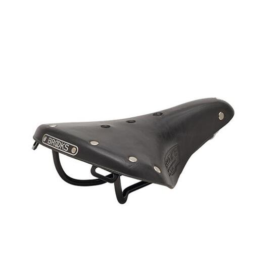Brooks Saddle B17 Short, Leather, Black black
