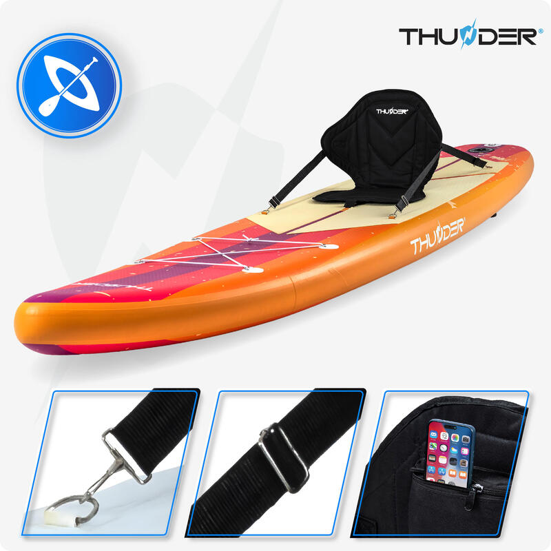 Nafukovací paddleboard SUP RETRO 10'6" 320 cm