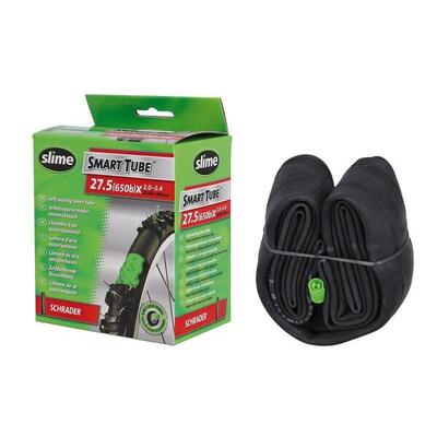 Camera d'aria della valvola Schrader con fluido Antiforatura Slime 27.5 x 2.00-2