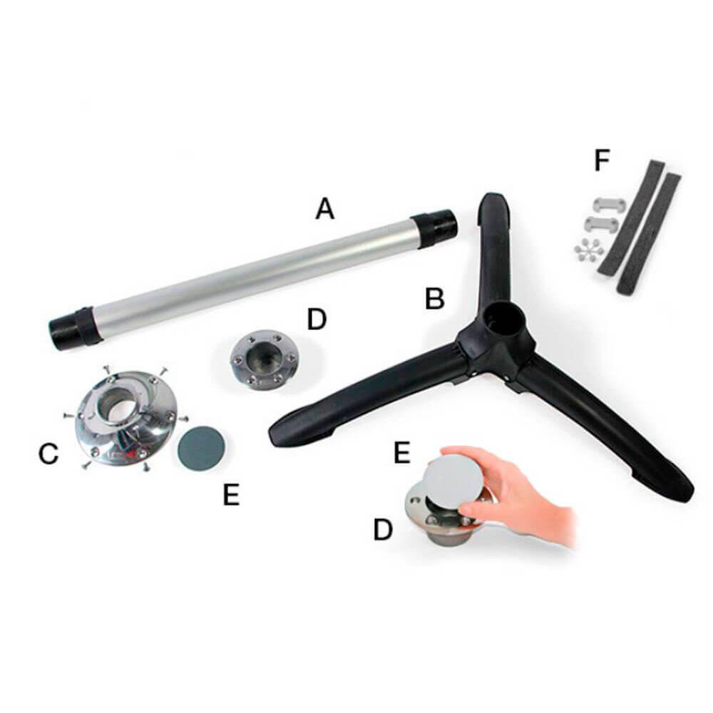 Fiamma Table Legs - Conexión Cónica 2/5