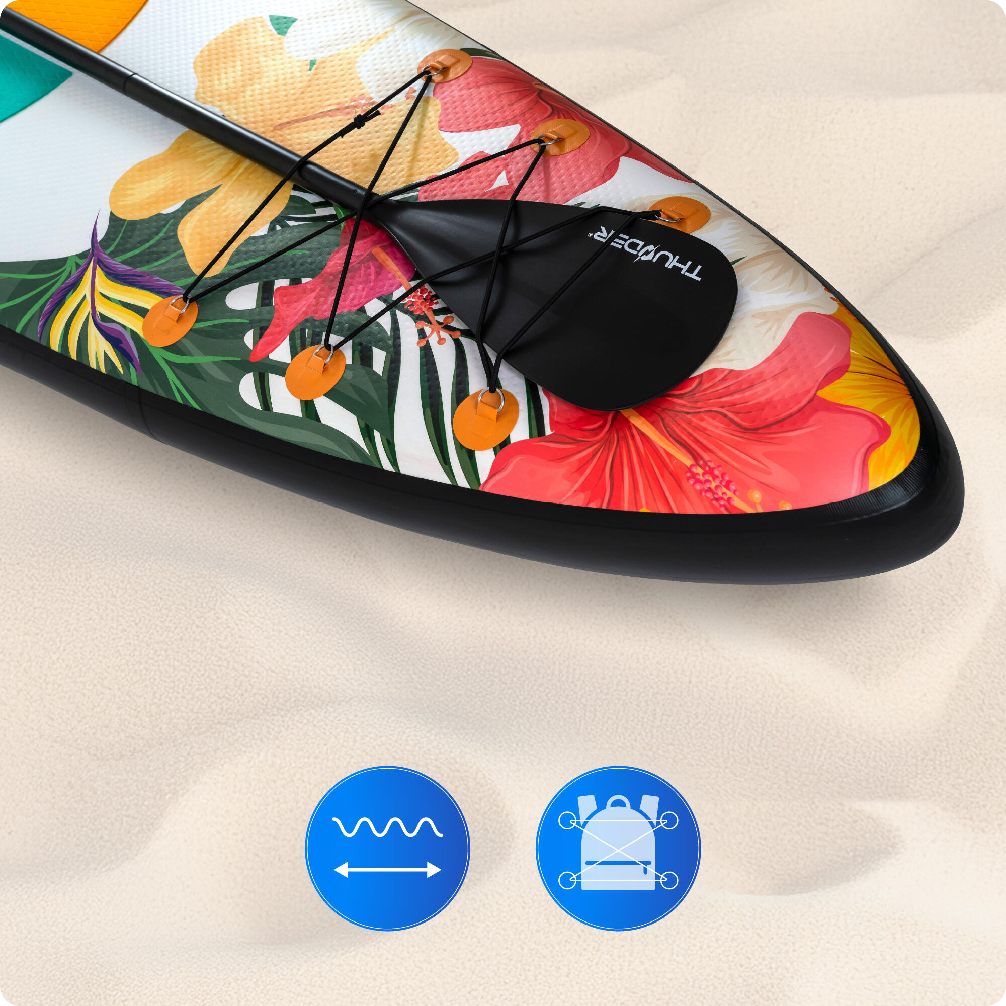 Opblaasbaar SUP-board met accessoires THUNDER NOX 320cm 6/8
