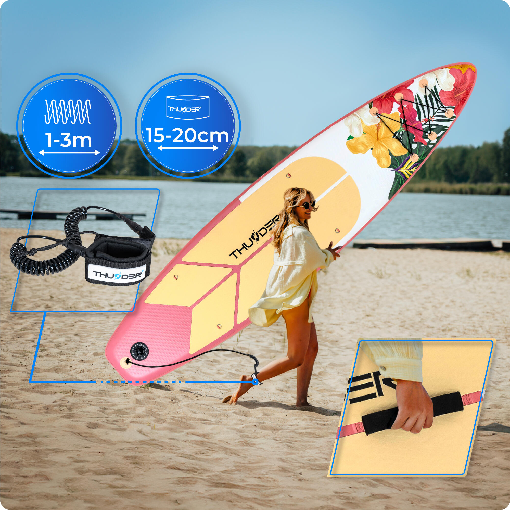Tabla de SUP inflable con accesorios THUNDER VIOSA 320cm 4/8